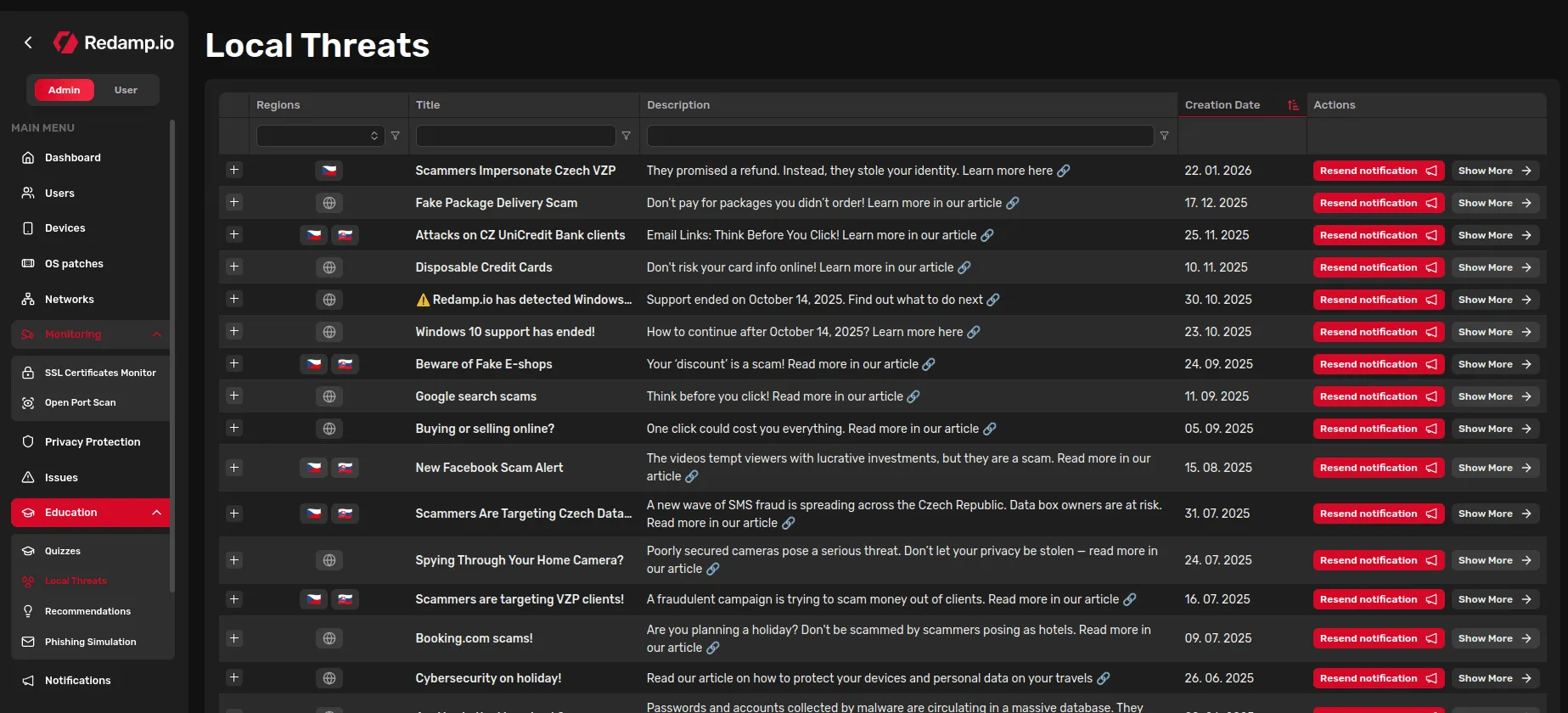 Redamp.io | Online DEMO – detailní přehled platformy, 25. března 2026